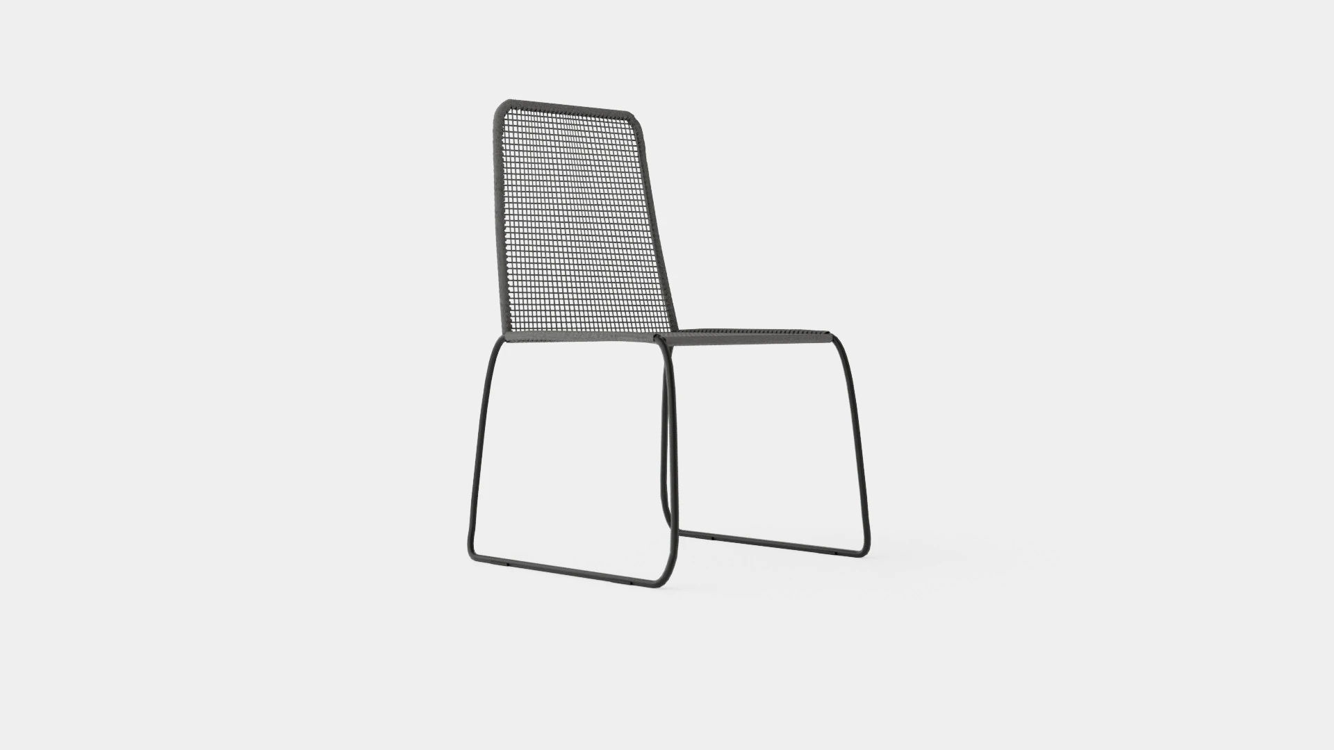 Davo Chair Stackable 3D Model .c4d .max .obj .3ds .fbx .stl .blend 