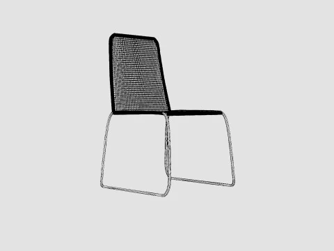 Davo Chair Stackable 3D Model