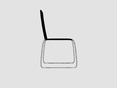 Davo Chair Stackable 3D Model