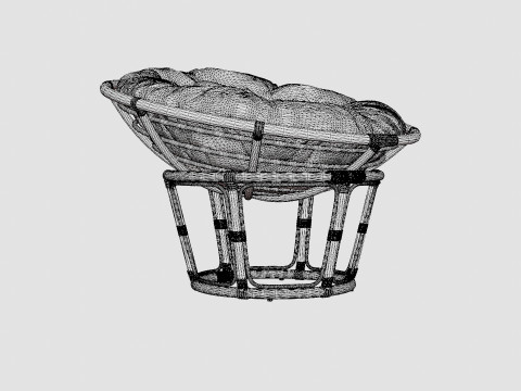 Giovanni Papasan Chair 3D Модель