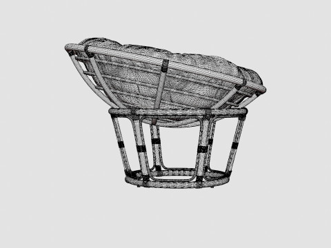 Giovanni Papasan Chair 3D Модель