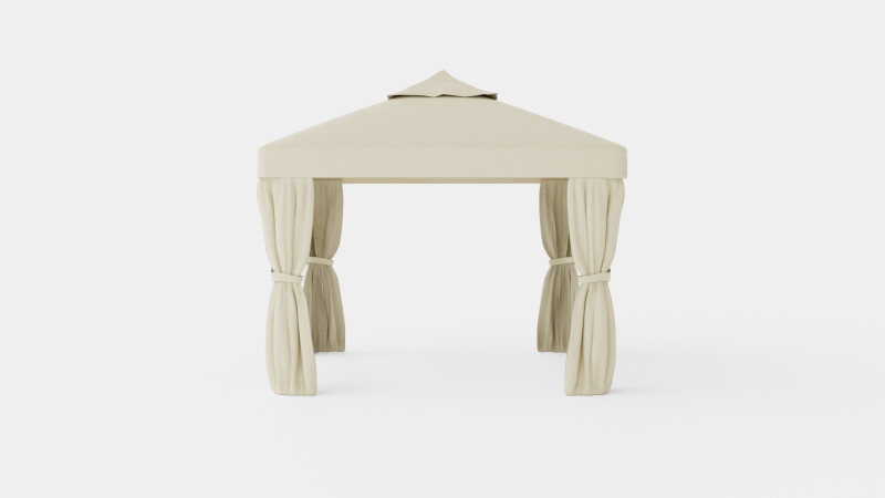 Gothenburg Gazebo Complete Set 3D Model .c4d .max .obj .3ds .fbx .stl .blend 