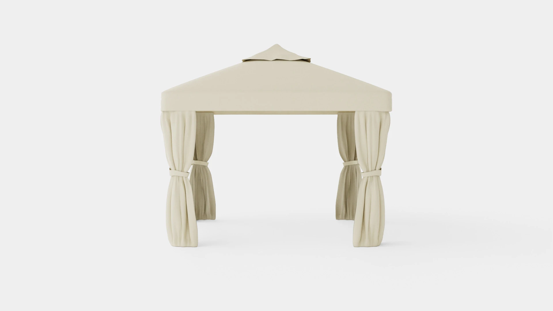 Gothenburg Gazebo Complete Set 3D Model .c4d .max .obj .3ds .fbx .stl .blend 