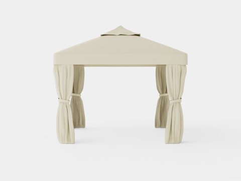 Gothenburg Gazebo Complete Set 3D Model