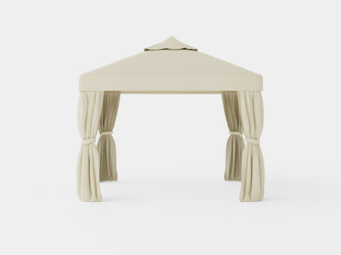 Gothenburg Gazebo Complete Set 3D Model