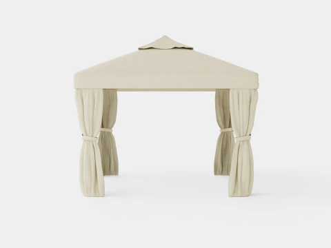 Gothenburg Gazebo Complete Set 3D Model