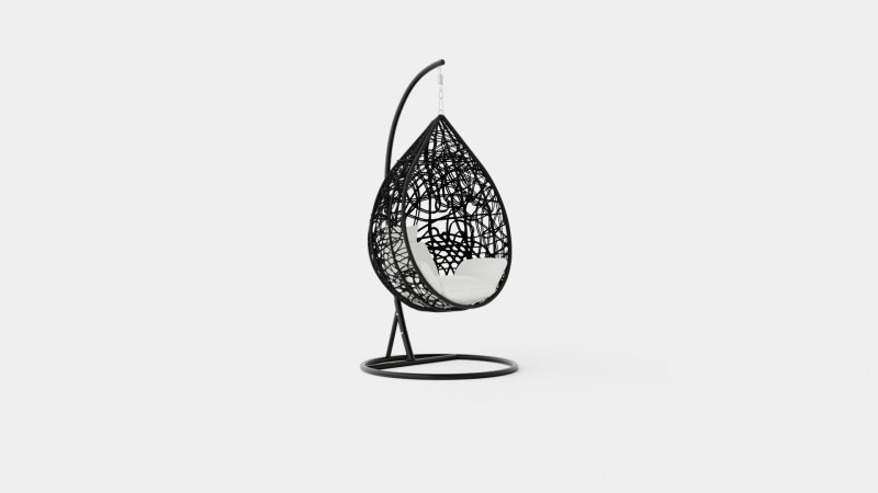 Granada Hanging Chair 3D Model .c4d .max .obj .3ds .fbx .stl .blend 