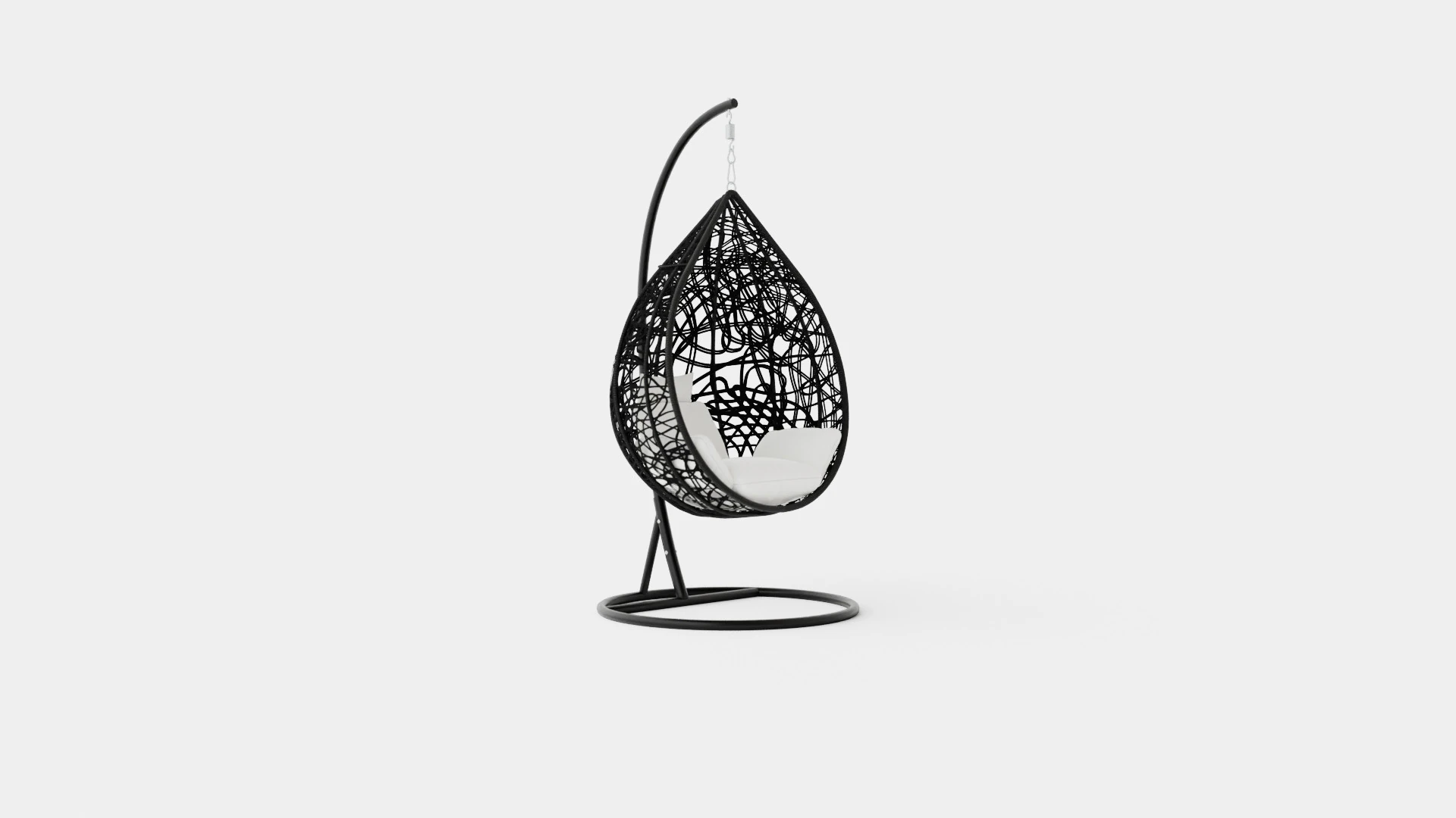 Granada Hanging Chair 3D Model .c4d .max .obj .3ds .fbx .stl .blend 