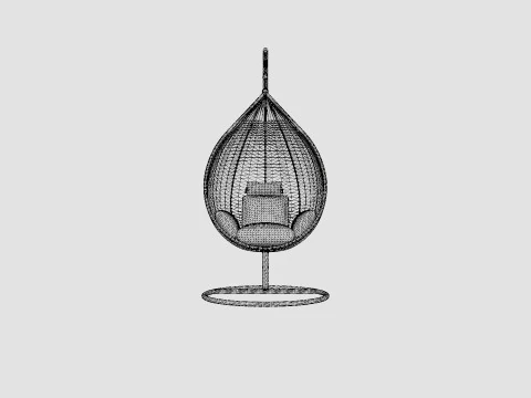 Granada Hanging Chair 3D Model