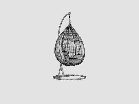 Granada Hanging Chair 3D Model