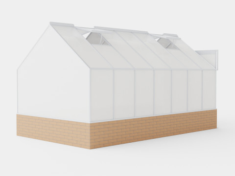 Greenhouse Cassandra 11500 Glass ALU 3D Model