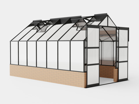 Greenhouse Cassandra 11500 Glass Black 3D Model