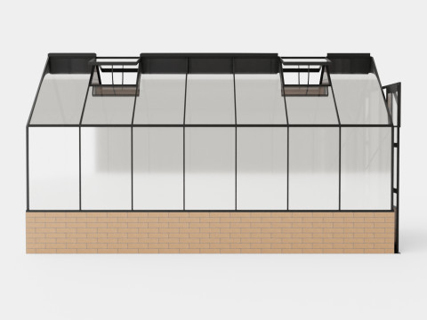 Greenhouse Cassandra 11500 Glass Black 3D 모델