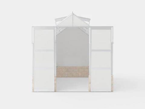 Greenhouse Cassandra 9900 Glass ALU 3D Model