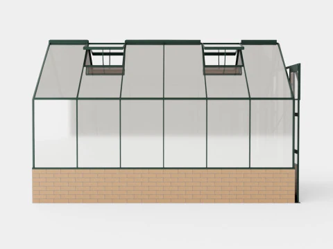 Greenhouse Cassandra 9900 Glass Green 3D Model