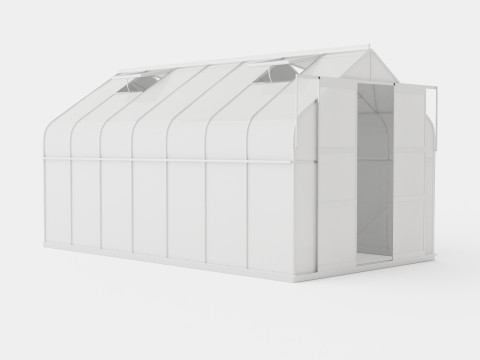 Greenhouse Diana 11500 Glass ALU 3D 모델