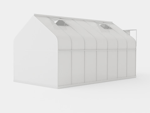 Greenhouse Diana 11500 Glass ALU Modelo 3D
