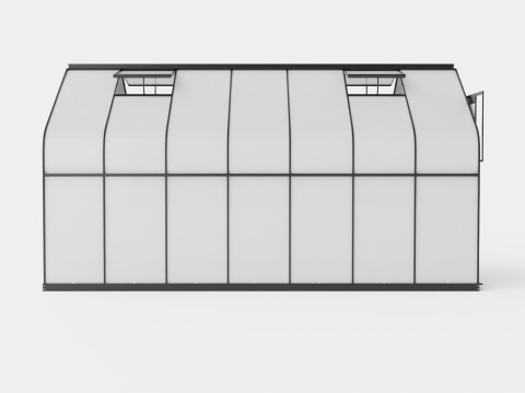 Greenhouse Diana 11500 Glass Black 3D Model