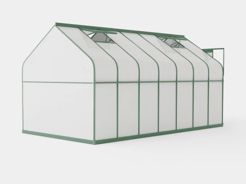 Greenhouse Diana 11500 Glass Green 3D Model