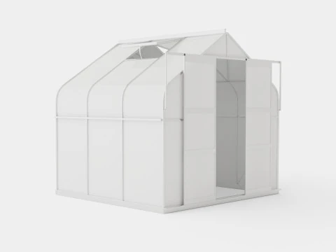 Greenhouse Diana 5000 Glass ALU 3D Model