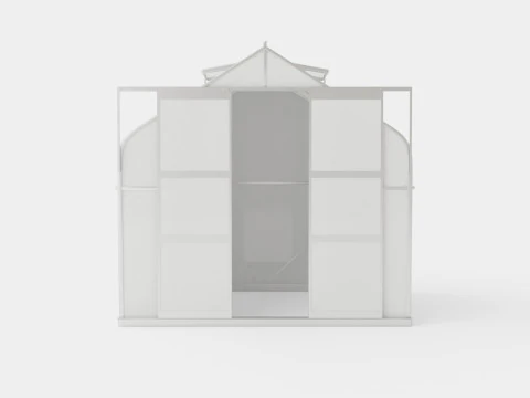 Greenhouse Diana 5000 Glass ALU 3D Model