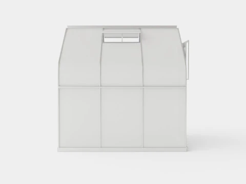 Greenhouse Diana 5000 Glass ALU 3D Model