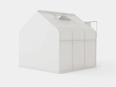 Greenhouse Diana 5000 Glass ALU 3D Model
