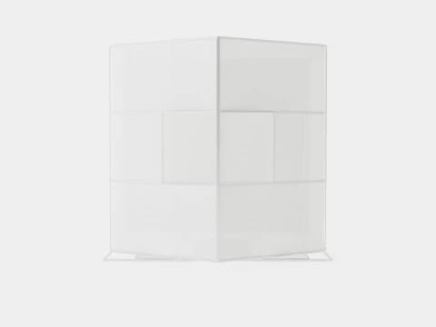 Greenhouse Diana 5000 Glass ALU 3D Model