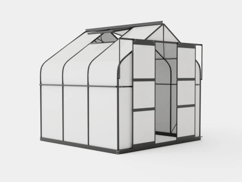 Greenhouse Diana 5000 Glass Black 3D Model