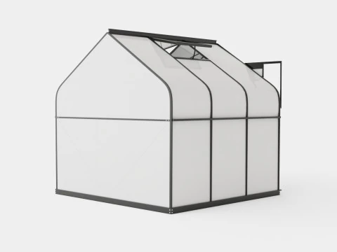 Greenhouse Diana 5000 Glass Black 3D Model