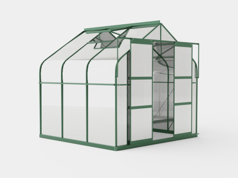 Greenhouse Diana 5000 Glass Green 3D Model