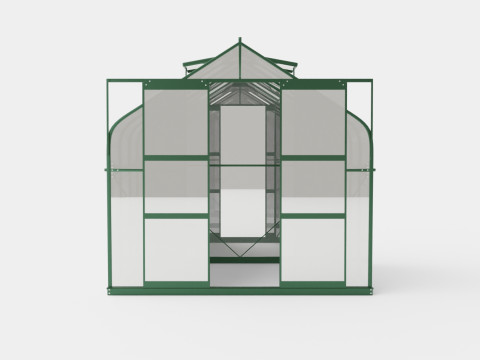 Greenhouse Diana 5000 Glass Green 3D Model