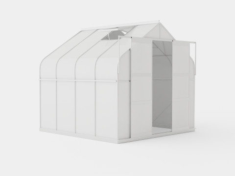 Greenhouse Diana 6700 Glass ALU 3D Model