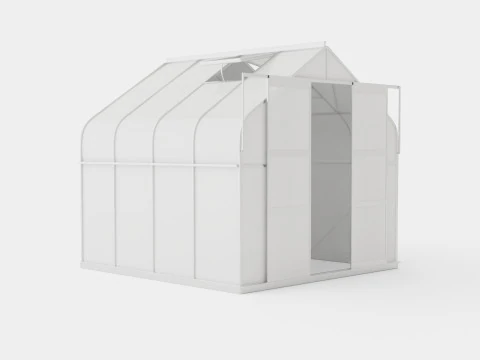 Greenhouse Diana 6700 Glass ALU 3D Model
