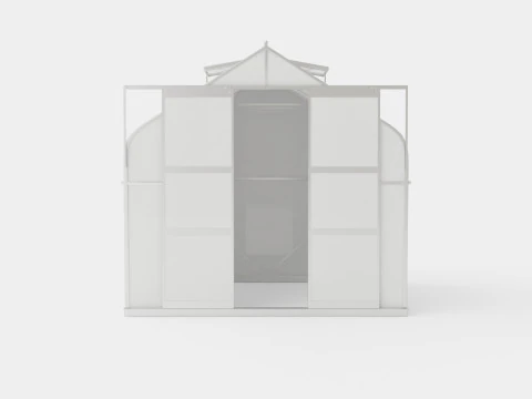 Greenhouse Diana 6700 Glass ALU 3D Model