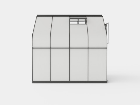 Greenhouse Diana 6700 Glass Black 3D Model