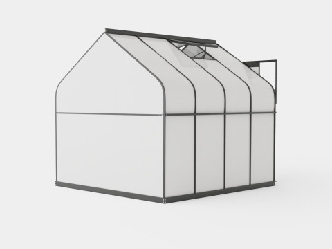 Greenhouse Diana 6700 Glass Black 3D Model
