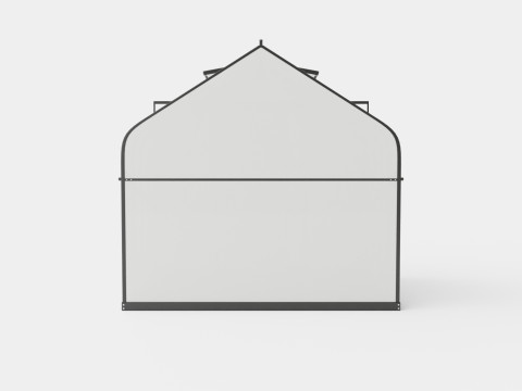 Greenhouse Diana 6700 Glass Black 3D Model
