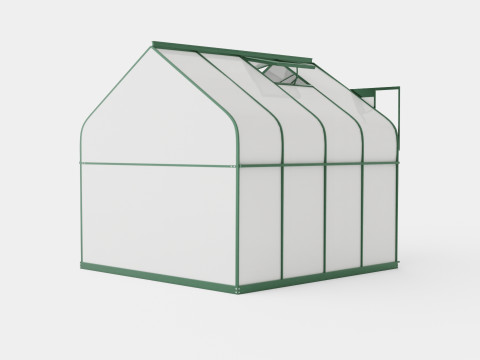 Greenhouse Diana 6700 Glass Green 3D Model