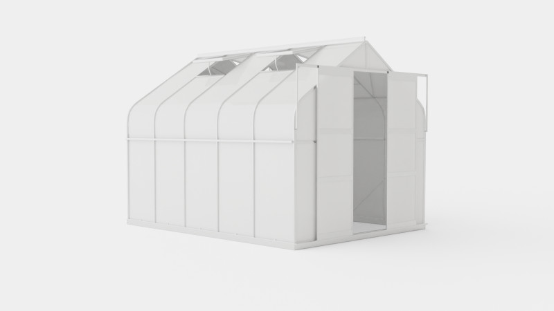 Greenhouse Diana 8300 Glass ALU 3D Модель .c4d .max .obj .3ds .fbx .stl .blend 