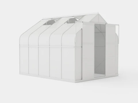 Greenhouse Diana 8300 Glass ALU 3D Model