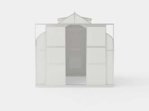Greenhouse Diana 8300 Glass ALU 3D Модель