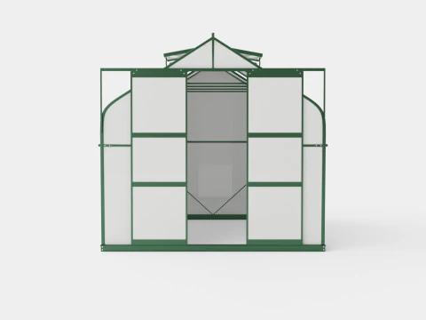 Greenhouse Diana 8300 Glass Green 3D Model