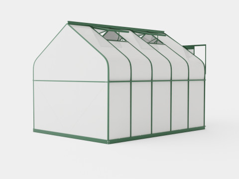 Greenhouse Diana 8300 Glass Green 3D-Modell