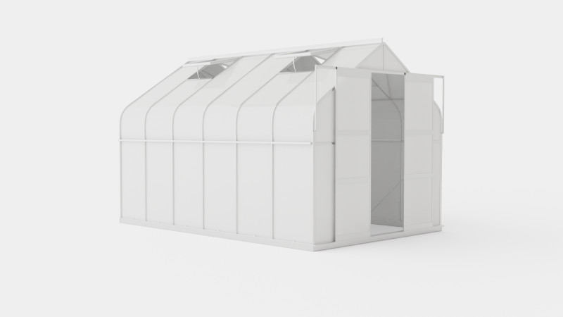 Greenhouse Diana 9900 Glass ALU 3D 모델 .c4d .max .obj .3ds .fbx .stl .blend 