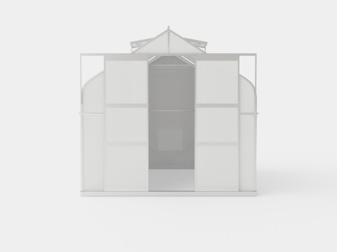 Greenhouse Diana 9900 Glass ALU 3D 모델