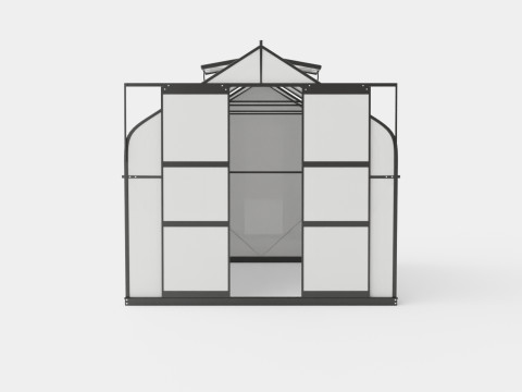 Greenhouse Diana 9900 Glass Black 3D Model