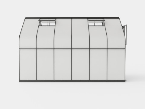 Greenhouse Diana 9900 Glass Black 3D Model