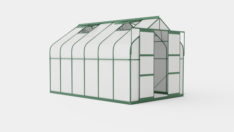 Greenhouse Diana 9900 Glass Green 3Dモデル .c4d .max .obj .3ds .fbx .stl .blend 