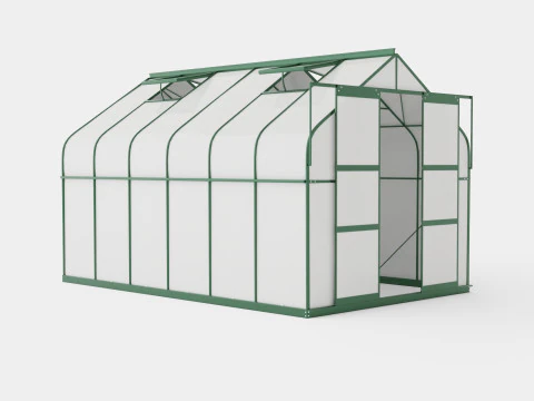 Greenhouse Diana 9900 Glass Green 3D Model